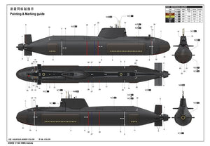 Trumpeter 05909 HMS Astute 1/144 – imagen 4