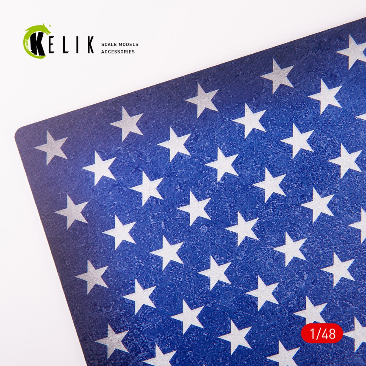 KELIK KS48032 USA Flag - Acrylic 3 mm (410 x 270 mm) (410 g) 1/48 – zdjęcie 3