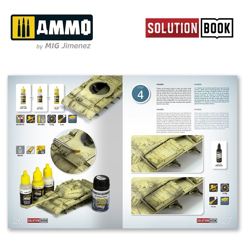 Ammo of Mig 6524 Solution Book. How to use shaders to create weathering effects &amp;amp; other techniques – imagen 4