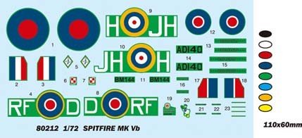 Hobby Boss 80212 Spitfire MK Vb 1/72 – imagen 2