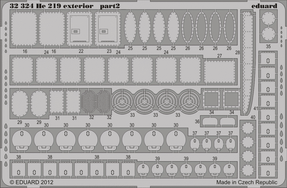 Eduard 32324 He 219 exterior 1/32 Revell – Bild 2