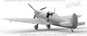 Kotare K32001 Spitfire Mk.Ia Mid. 1/32 – zdjęcie 8