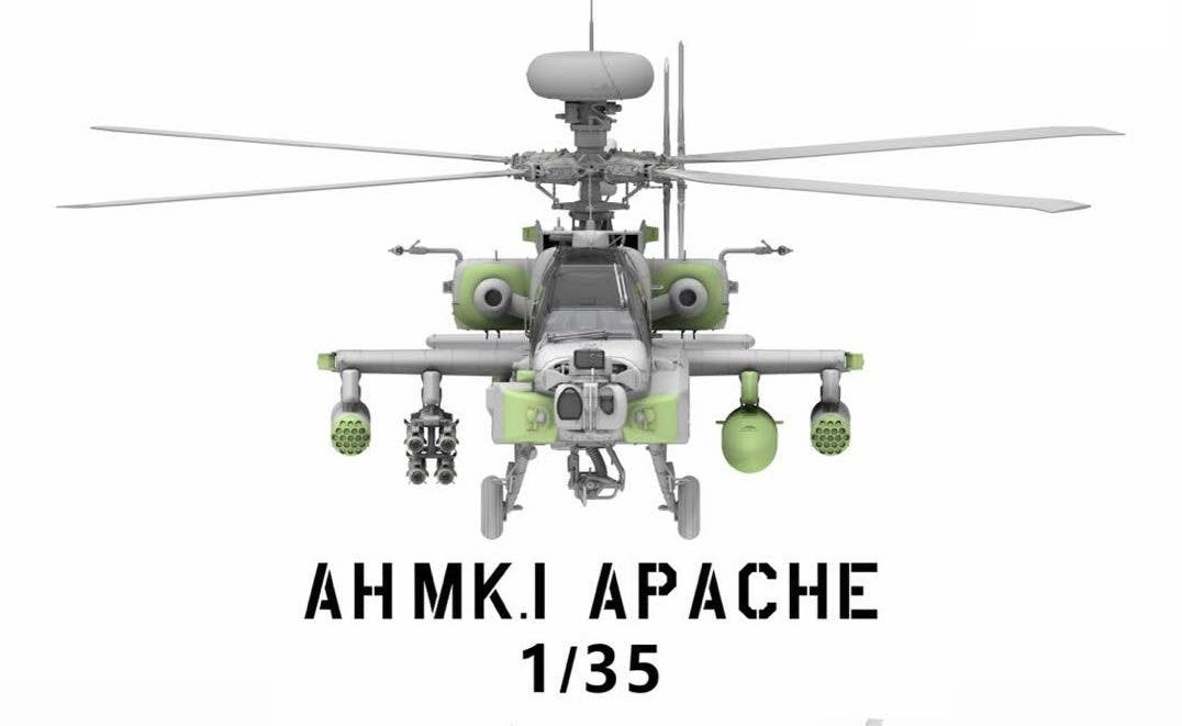 Takom 2604 AH Mk. 1 Apache Attack Helicopter 1/35 – imagen 3