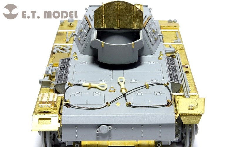 E.T. Model E35-030 WWII German Pz.Kpfw.III Ausf.J Basic (For DRAGON 6463/6394) 1/35 – zdjęcie 4