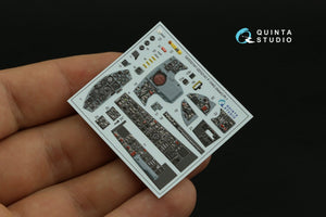 Intérieur imprimé en 3D et coloré sur papier décalcomanie (Italeri) pour F-104G (Quinta Studio QDS-32141) (petite version) 1/32 – image 6