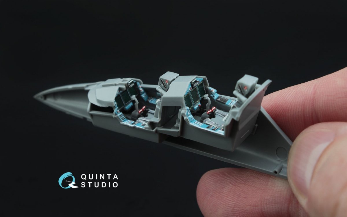 Quinta Studio QD72007 Yak-130 3D-Printed &amp;amp; coloured Interior on decal paper (for Zvezda kit) 1/72 – immagine 5