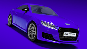 Airfix 6054 QUICKBUILD Audi TT Coupe - Blue – imagen 6