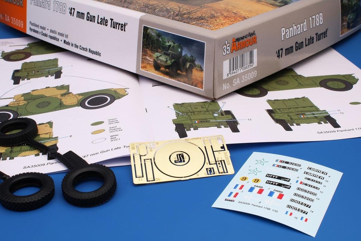 Special Armour 35009 Panhard 178B ‘47 mm Gun Late Turret’ 1/35 – Bild 12