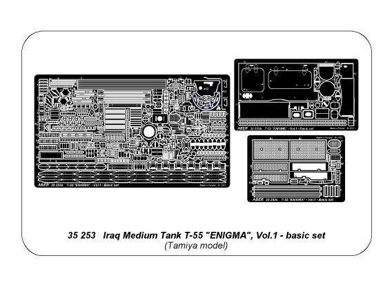 Aber 35253 Iraqi Medium Tank T-55 ENIGMA - vol.1 - basic set 1/35 – Bild 15