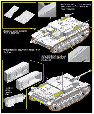 Dragon 6756 StuG.III Ausf.F w/7.5cm L/48 Last Production – imagen 2