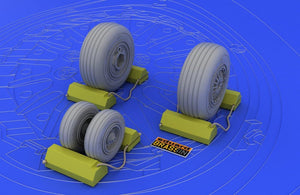 Eduard 632005 F-4C/ D/E/ F/G wheels 1/32 (Tamiya) – Bild 2