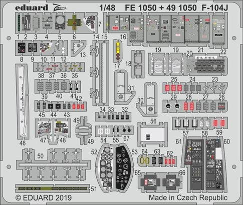 Eduard 491050 F-104J Maquette cinétique au 1/48