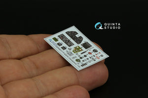 Quinta Studio QD48317 P-40E/K 3D-Printed &amp;amp; coloured Interior on decal paper (Hasegawa) 1/48 – Bild 3