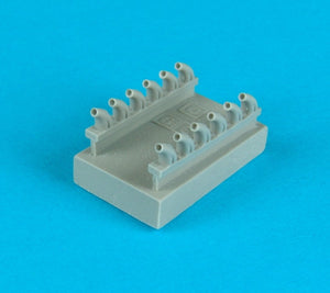 Quickboost QB48078 P39 Q/N Airacobra exhaust Eduard 1/48