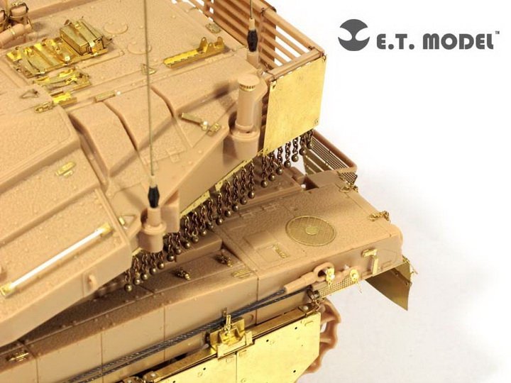 E.T. Model E35-097 Israel Merkava Mk.IV Tank LIC Basic (For ACADEMY 13227) 1/35 – immagine 4