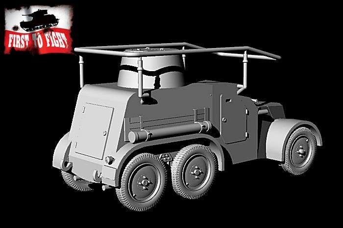 First To Fight PL105 First To Fight PL105 - Panzerspahwagen 30(t) Wóz Dowodzenia 1/72 – imagen 2