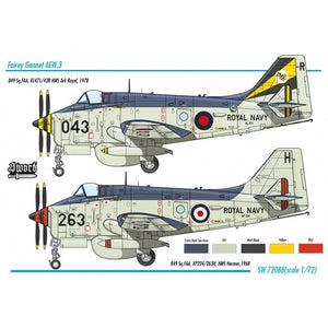 Sword 72088 Gannet AEW.3 with PUR operator interior set 1/72 – zdjęcie 2
