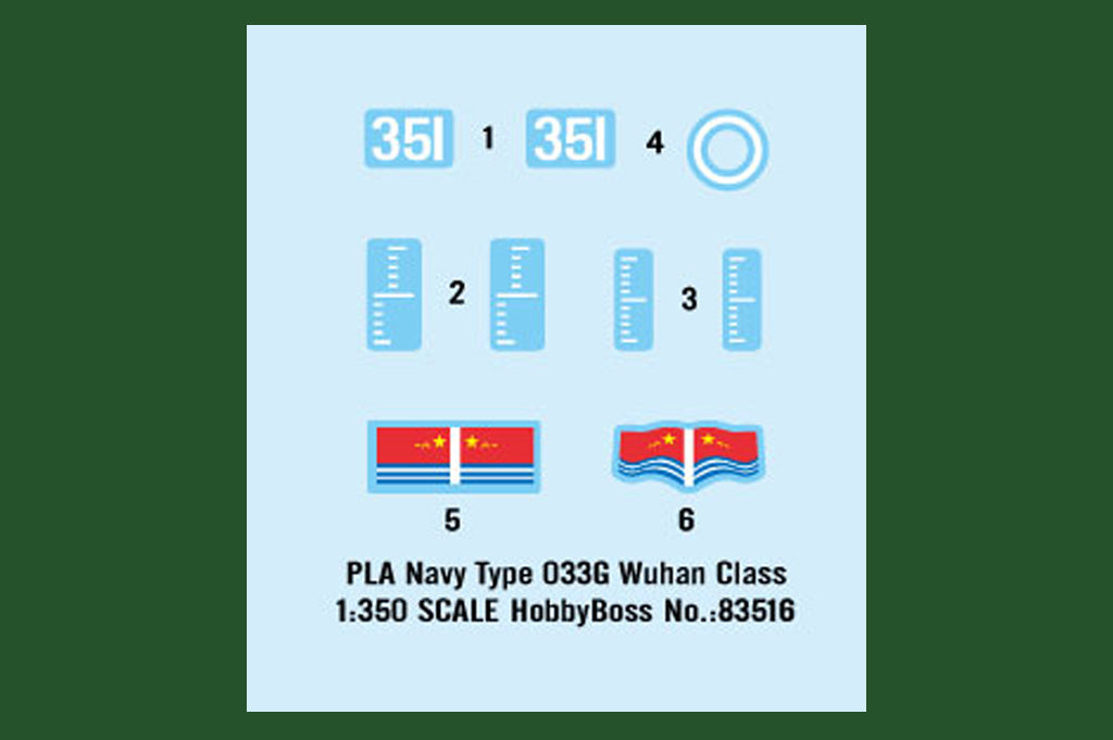 Hobby Boss 83516 PLA Navy Type 033G Wuhan Class 1/350 – imagen 3