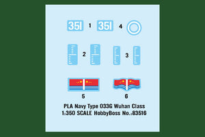Hobby Boss 83516 PLA Navy Type 033G Wuhan Class 1/350 – imagen 3