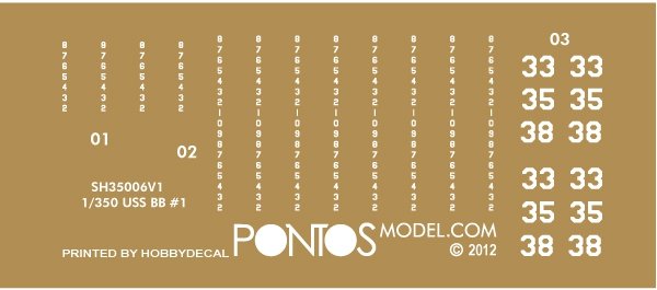 Pontos 35017F1 USS CA-35 Indianapolis 1945 Detail Up Set 1/350 – imagen 16