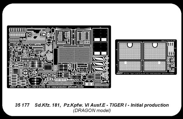 Aber 35177 Sd.Kfz.VI Ausf.E Tiger I, production initiale (1/35) – image 4