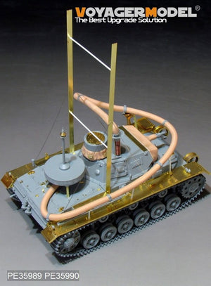 Voyager Model PE35989 WWII German Pz.KPfw.III (T)Ausf.F &amp;quot;Operation Seelowe&amp;quot; Basic For DRAGON 6877/6717 1/35 – imagen 6