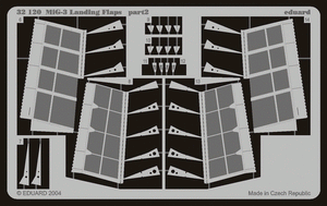 Eduard 32120 MiG-3 landing flaps 1/32 TRUMPETER