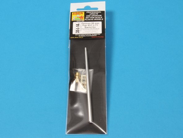 Aber 35L-014N 88 mm Pak 43/1 L/71 Barrel for German Tank Destroyer Ferdinand or Elefant 1/35 – imagen 5