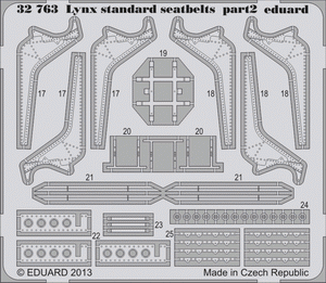Eduard 32763 Lynx Mk.88 seatbelts 1/32 Revell – imagen 2