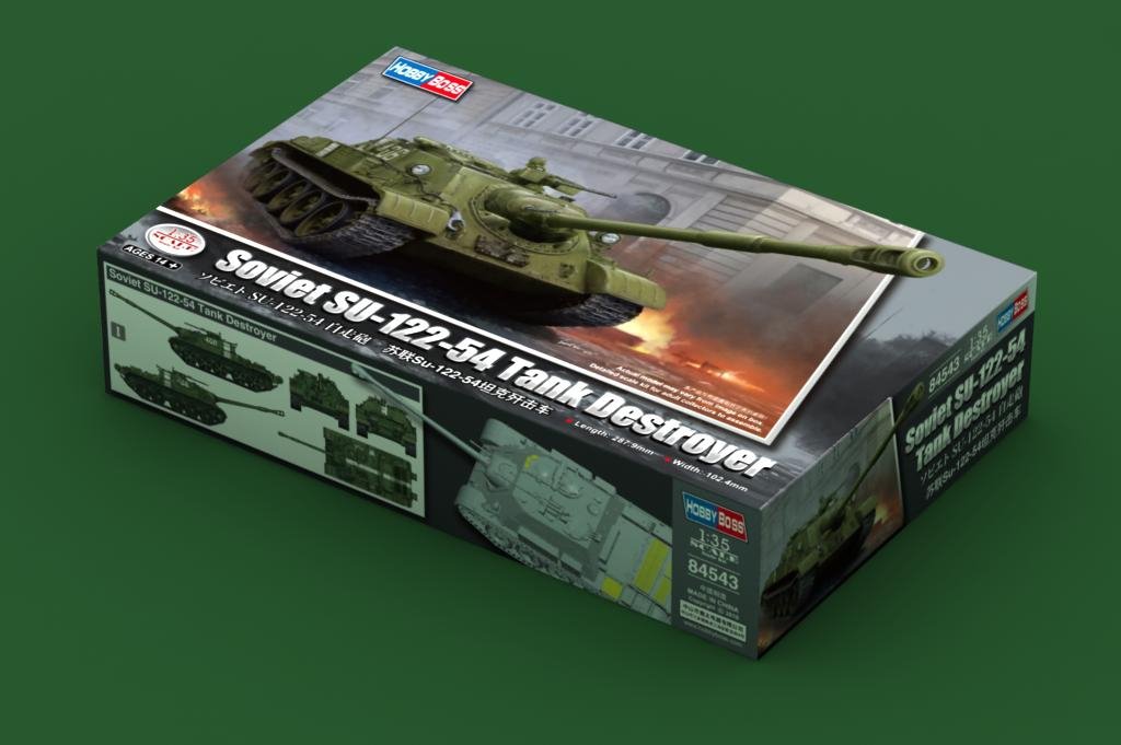 Hobby Boss 84543 Soviet SU-122-54 Tank Destroyer 1/35 – imagen 2