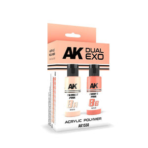 AK Interactive AK1550 DUAL EXO SET 8 – 8A TWINKLE PINK &amp;amp; 8B CHAR’S PINK
