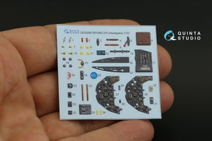 Quinta Studio QD32083 Bf 109G-2/G-4 3D-Printed &amp;amp; coloured Interior on decal paper (Hasegawa) 1/32 – imagen 3