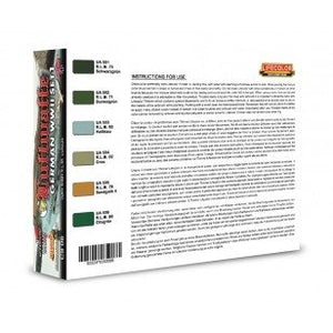 Lifecolor CS06 Acrylic paint set German Aircraft WWII Set 1 6x22ml – imagen 2