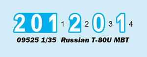 Trumpeter 09525 Russian T-80U MBT 1/35 – imagen 12