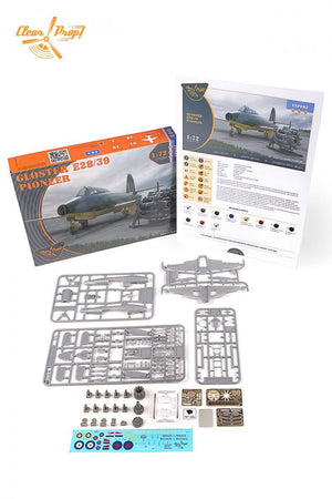 Propulseur transparent ! Kit expert GLOSTER E28/39 PIONEER CP72001 au 1/72 – image 3