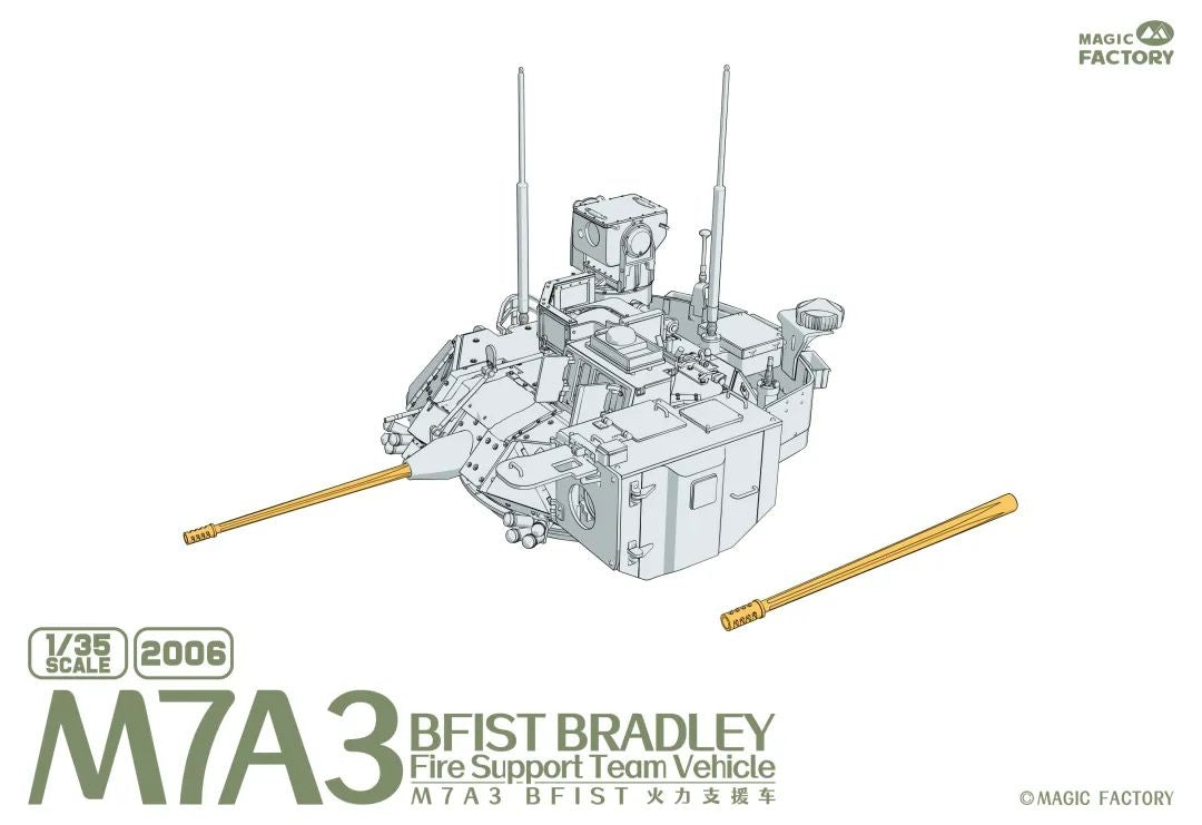 Magic Factory 2006 M7A3 BFIST Bradley Fire Support Team Vehicle 1/35 – Bild 10