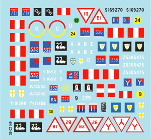 Star Decals 35-C1149 Artillerie royale en Italie 1943-45 1/35 – image 3