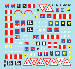 Star Decals 35-C1149 Artillerie royale en Italie 1943-45 1/35 – image 3