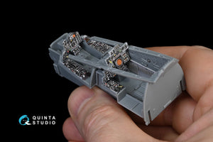 Quinta Studio QD48132 F-4S 3D-Printed &amp;amp; coloured Interior on decal paper (for ZM SWS kit) 1/48 – immagine 6