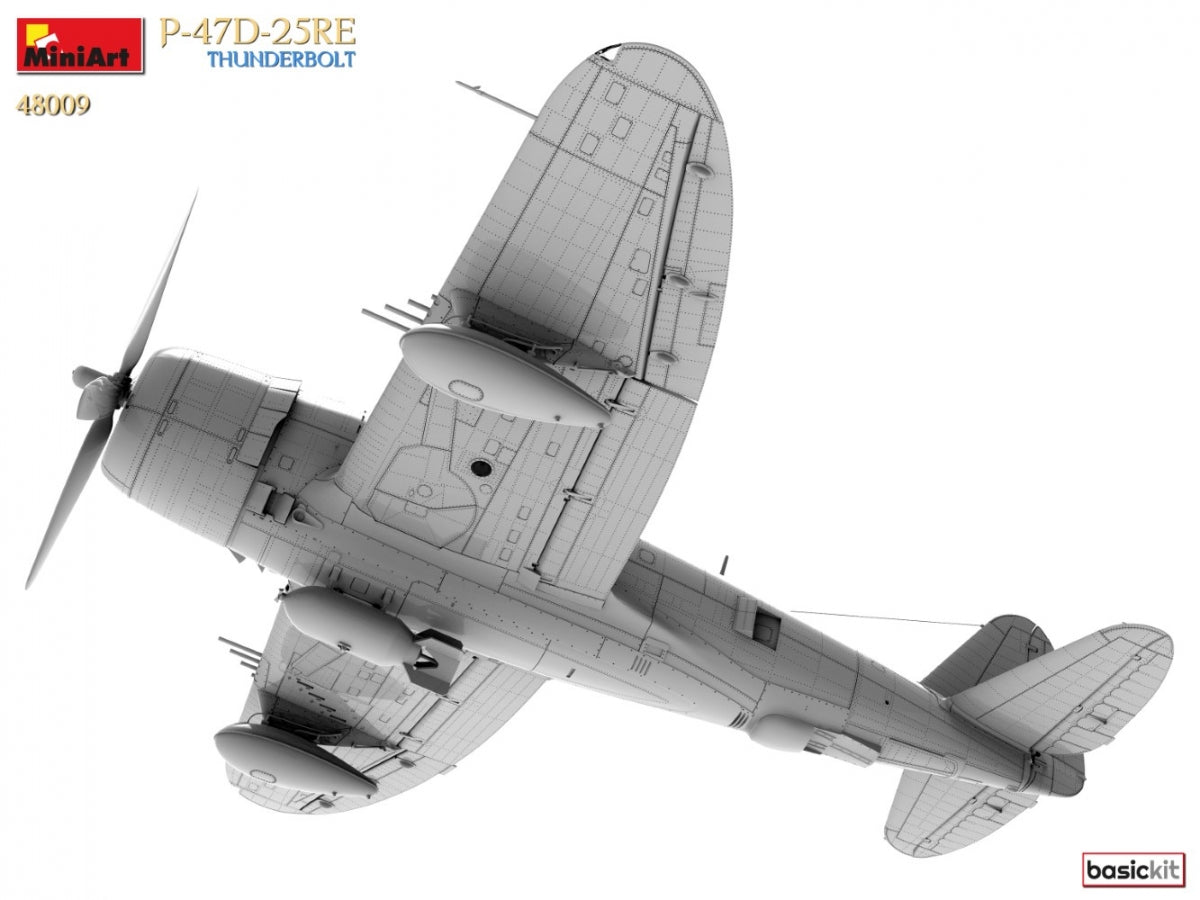 MiniArt 48009 P-47D-25RE THUNDERBOLT. KIT DE BASE 1/48  – image 9