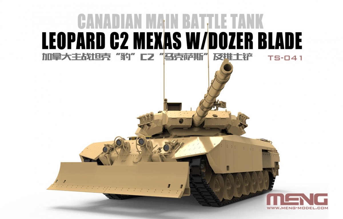 Meng Model TS-041 Leopard C2 Mexas w/ Dozer Blade 1/35 – immagine 3