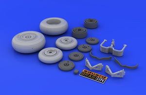 Eduard 648037 MiG-29 wheels 1/48 (Eduard, Academy) – zdjęcie 7