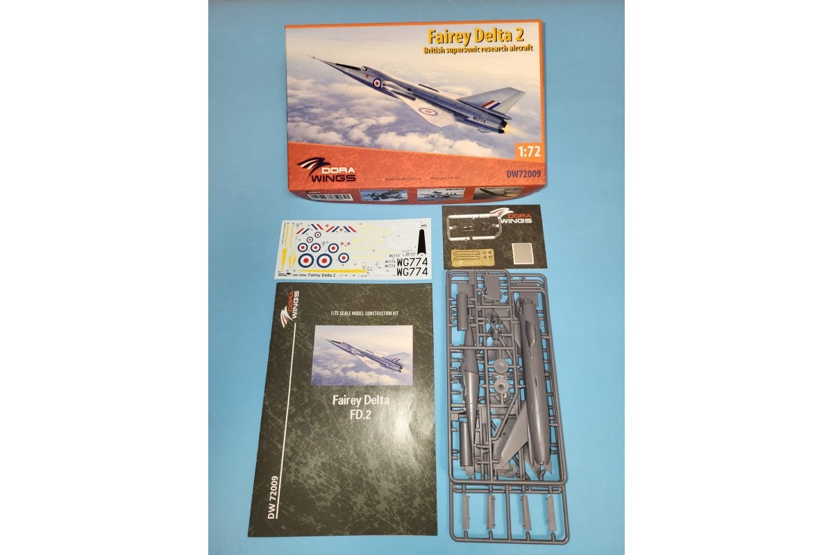 Dora Wings 72009 Fairey Delta 2, avion de recherche supersonique britannique, échelle 1/72  – image 3