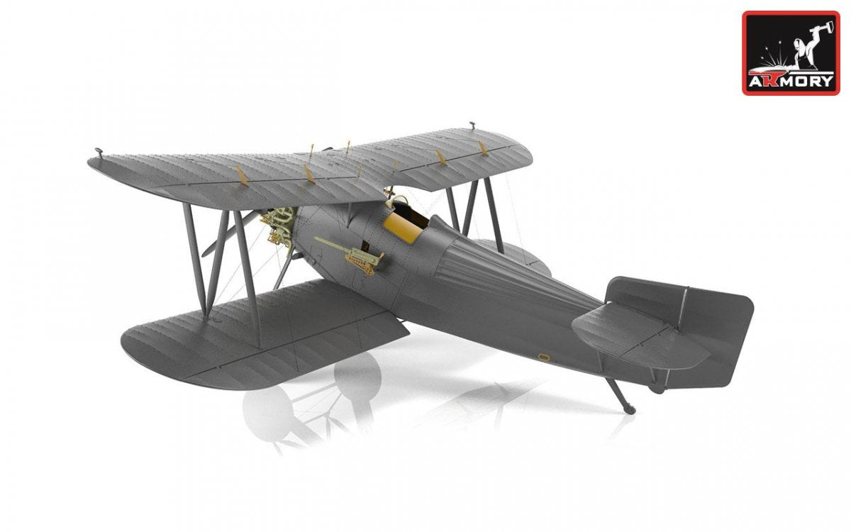 Armory Models 48001 Fairey Flycatcher British interwar FAA Fighter, early version, w/ Jaguar-III engine 1/48 – Bild 3