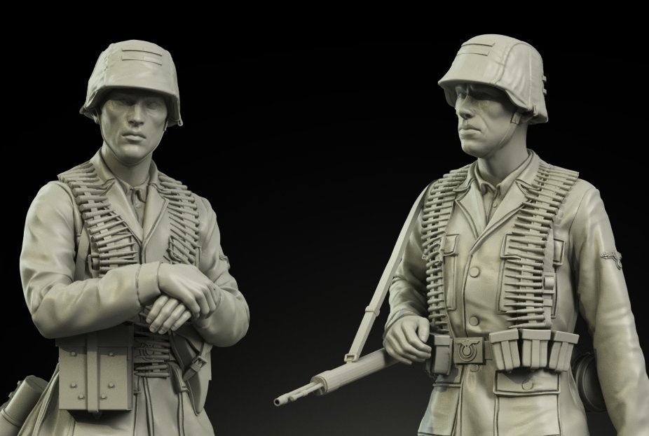 Panzer Art FI35-041 Waffen-SS MG-42 team set 1/35 – imagen 2