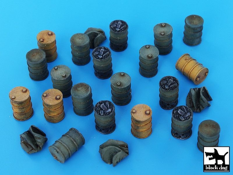Black Dog T72025 Barrels accessories set 1/72