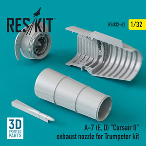 RESKIT RSU32-0062 A-7 (E, D) « CORSAIR II » TUYAU D&amp;#39;ÉCHAPPEMENT POUR MAQUETTE TRUMPETER 1/32 – image 2