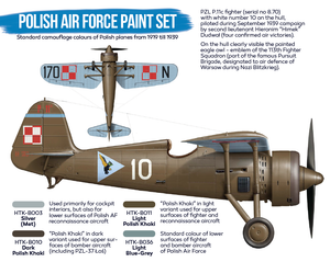 Hataka HTK-BS01 BLUE LINE – Polish Air Force paint set 4x17ml – Bild 3