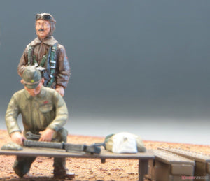 FineMolds 48995 Bf 109 E-7 &amp;quot;Japanese Army&amp;quot; w/Ground Crew &amp;amp; Equipment 1/48 – imagen 5