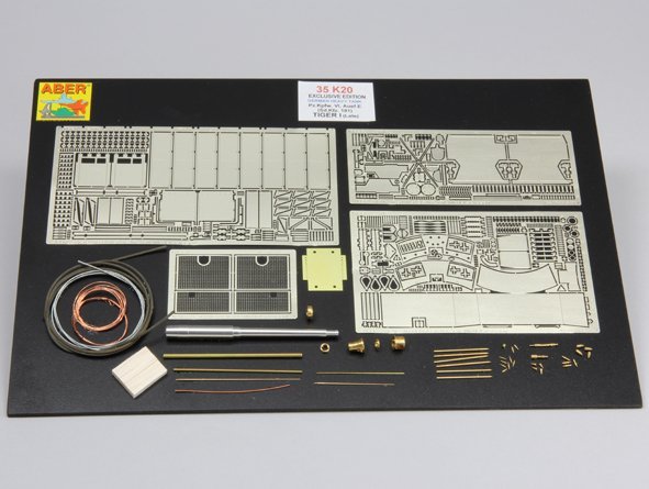 Aber 35K20 Pz.Kpfw. VI Ausf.E (Sd.Kfz.181) Tiger I – Late version 1/35 – imagen 8